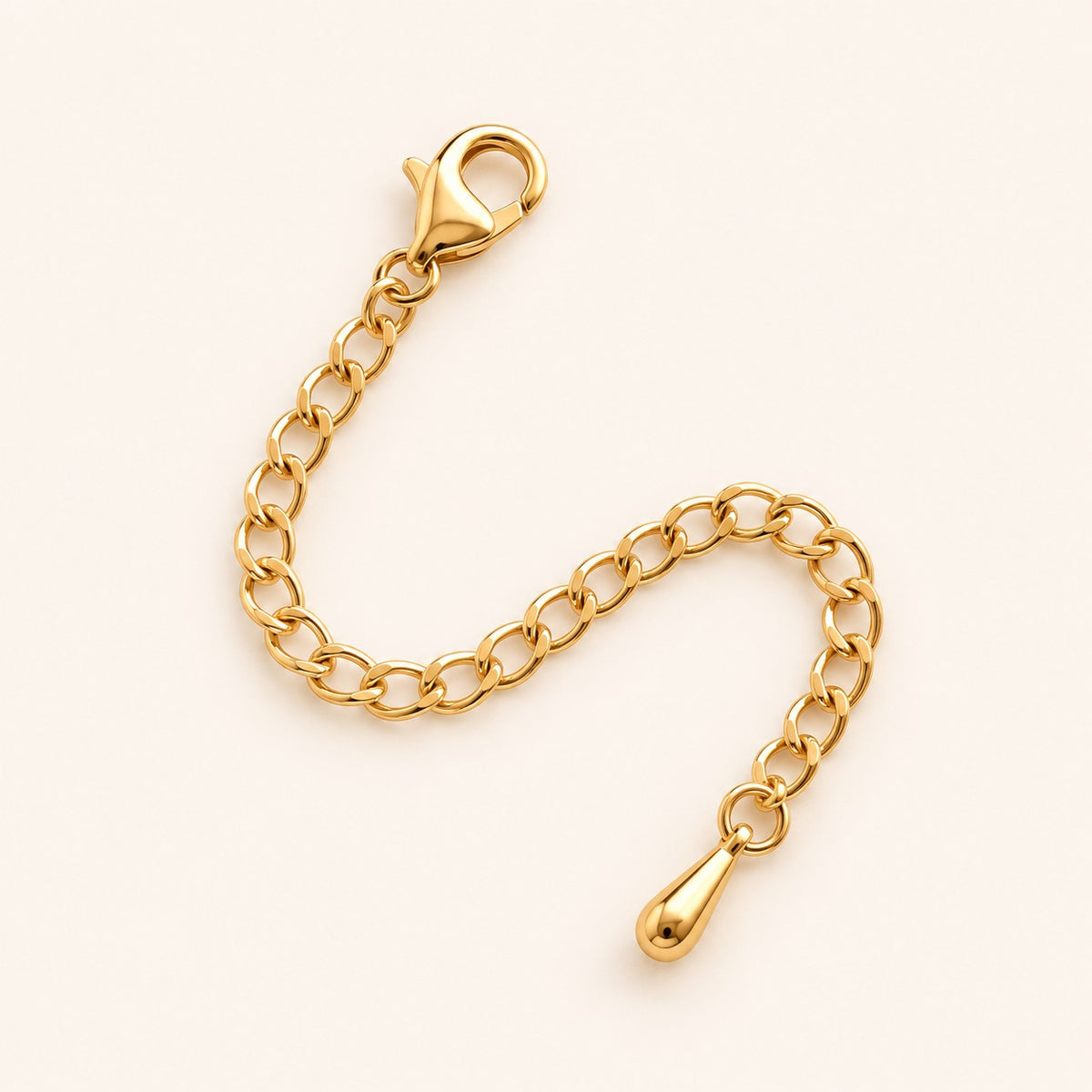 Bracelet Chain Extender, gold finish