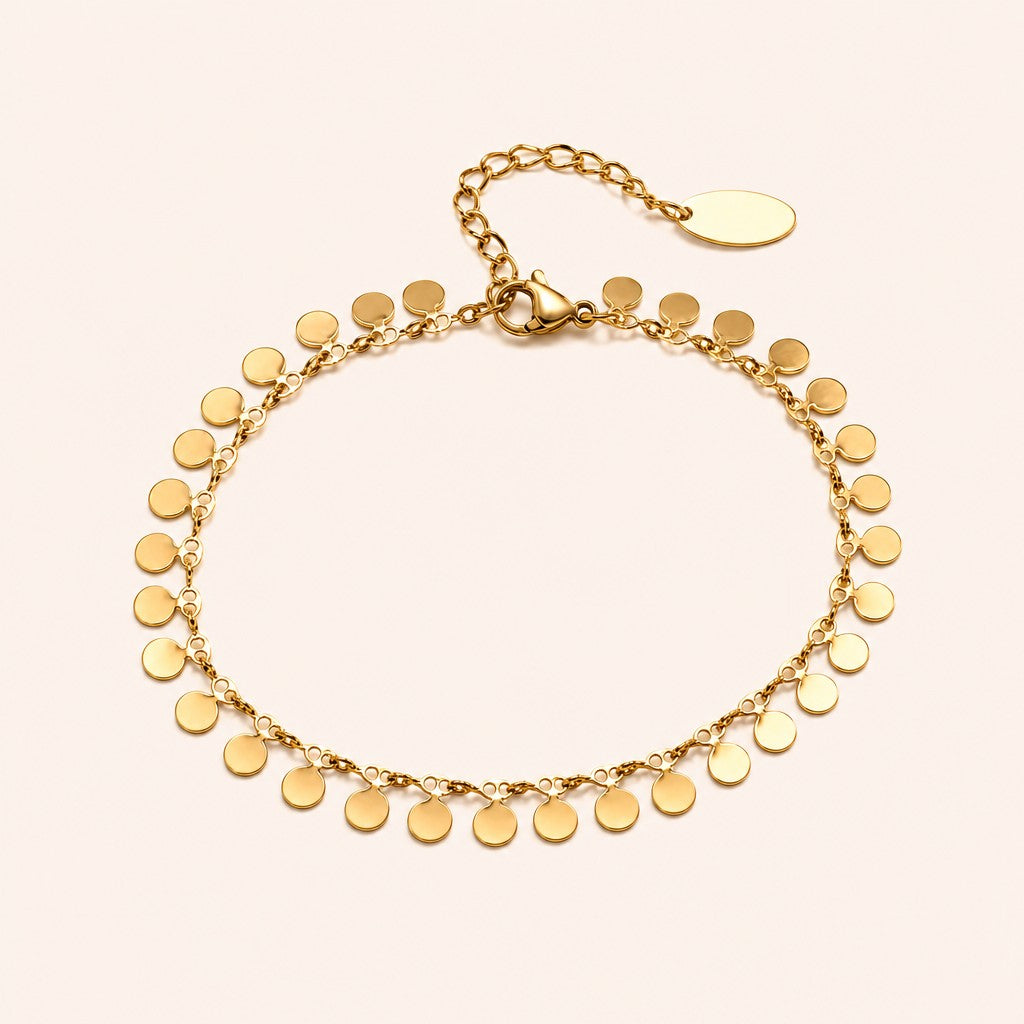 Darak Anklet, gold finish