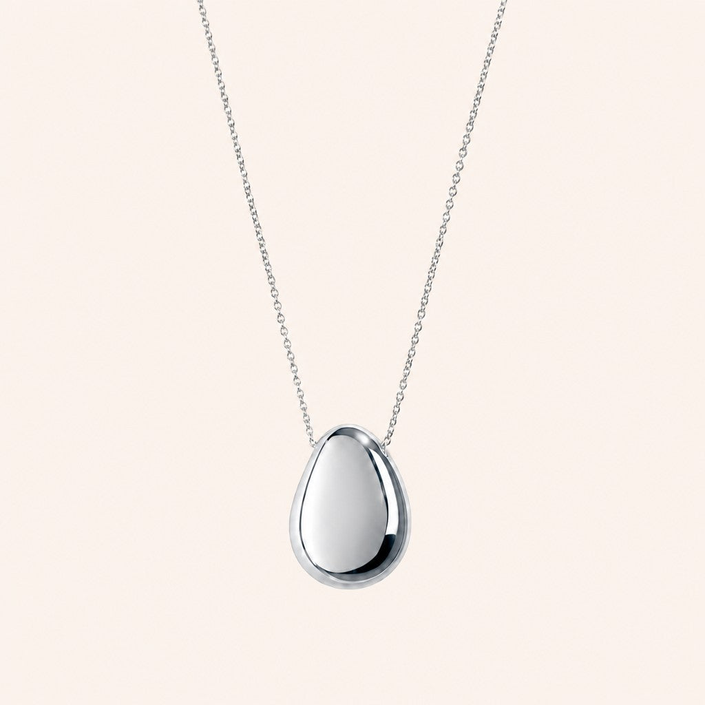 Layla Necklace, silver finish