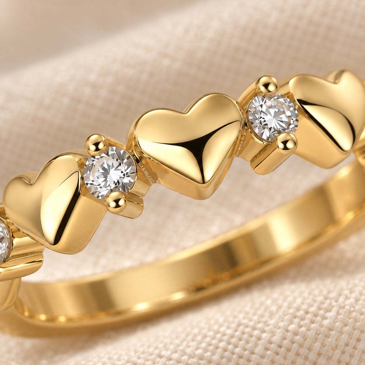 Close-up detail of the Ward Al Fuad Ring