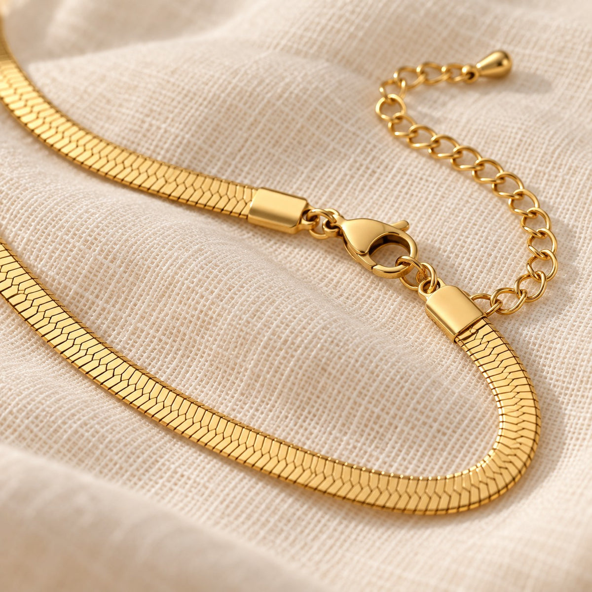 Close-up detail of the Aura Herringbone
