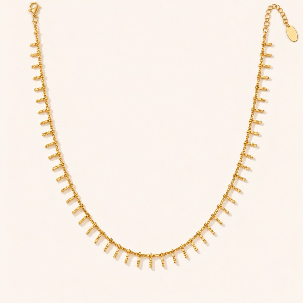 Zayna Dangle Choker, gold finish