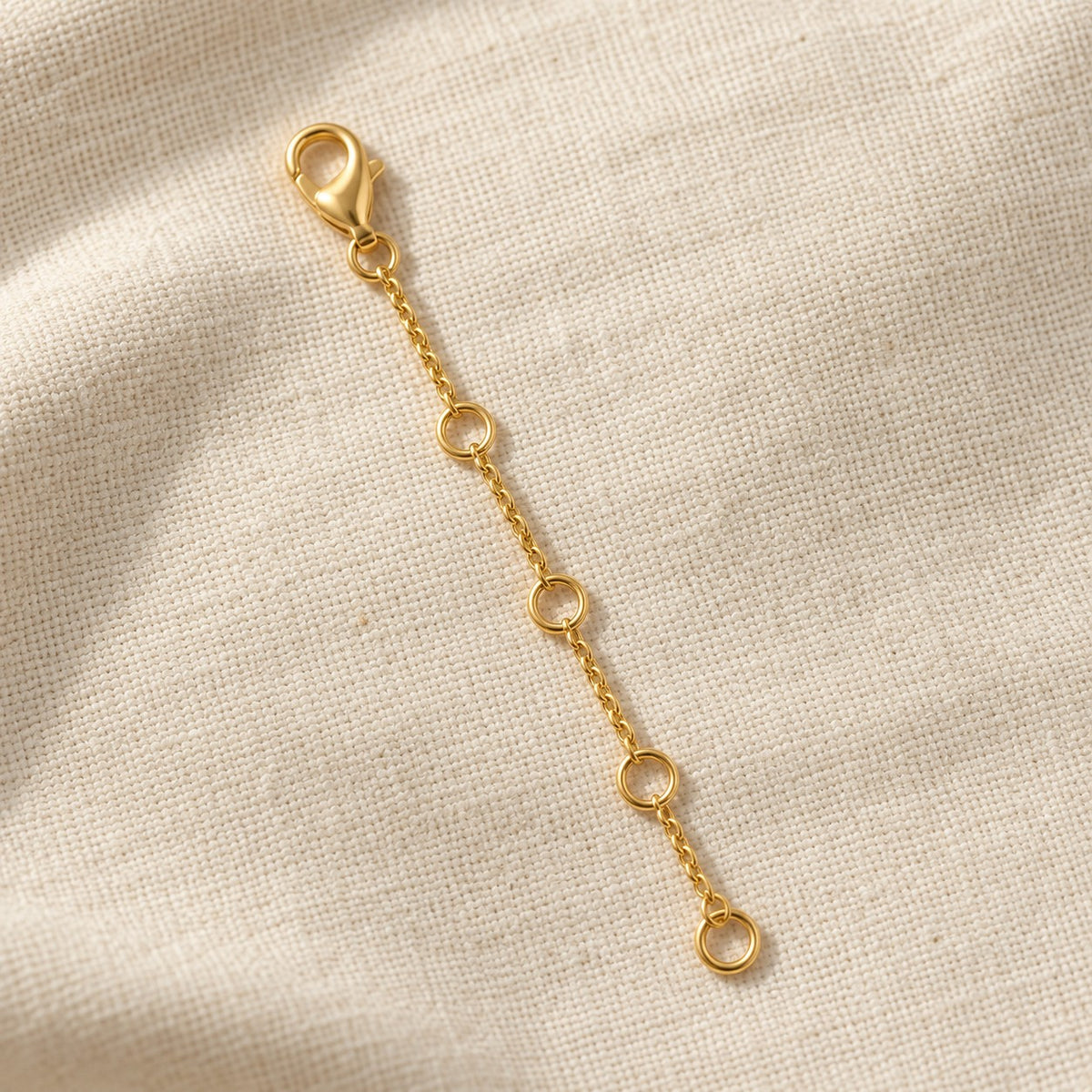 Chain Extender on cream linen