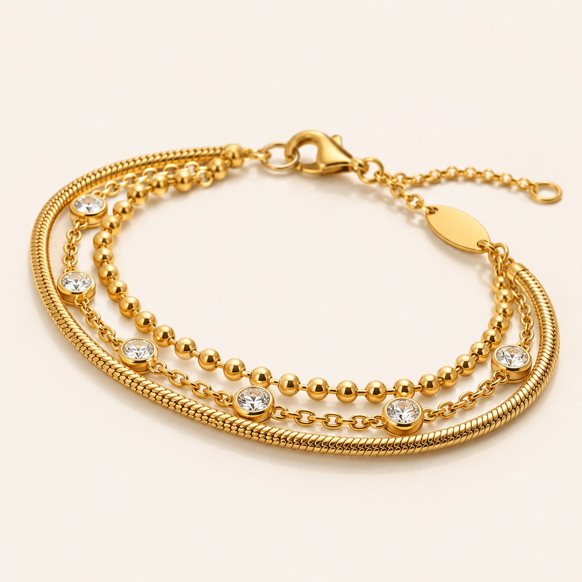 Side profile of the Laythah Bracelet