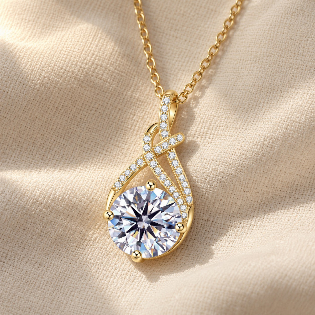 Siraj Pendant on cream linen